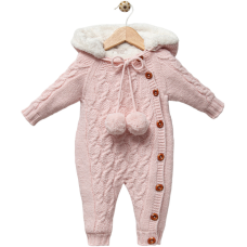 Комбінезон з капюшоном 7060 pink Nipperland Турція 0-3 m(р)