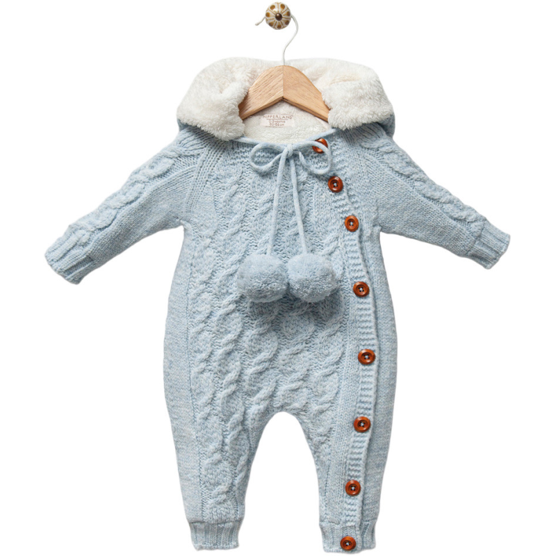 Комбінезон з капюшоном 7060 blue Nipperland Турція 0-3 m(р)