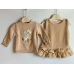 Комплект сарафан і светр 8045 beige Nipperland Турція 0-3 m(р) Комплект сарафан і светр 8045 beige Nipperland Турція 0-3 m(р)