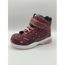 Термочеревики SOFTSHELL American Club RL 131/23 вишневий 27-31 (990/24) з підошвою, що світиться RL 131/23 wisniowy 30(р)