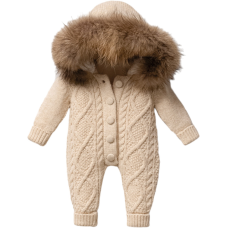Комбінезон дитячий 8197 beige Nipperland Турція 0-3 m(р)